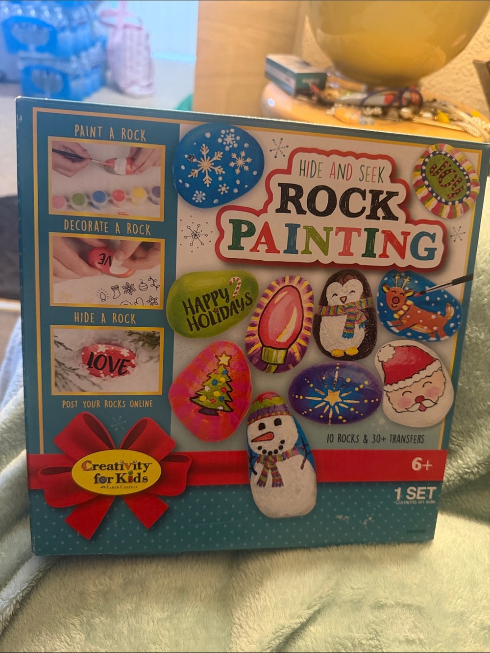 Hide and Seek Rock Painting Kit - Colorful